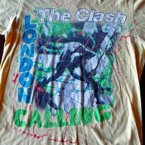 The Clash Vintage London Calling Band Tshirt